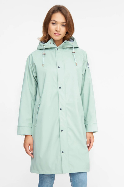 kk Derbe Friese Wittby Fisher Damen Regenjacke Slit Green Hellgrün Derbe Friese Wittby Fisher Damen Regenjacke Slit Green Hellgrün