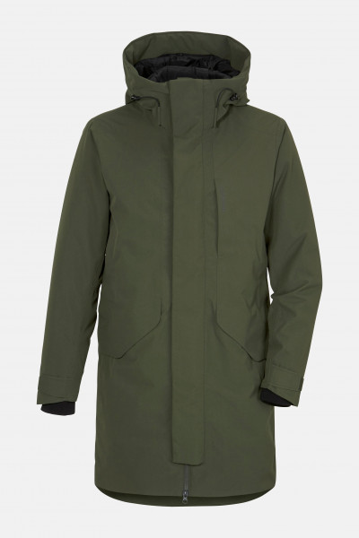 Didriksons Kenny Herren Wintermantel Deep Green Oliv Grün