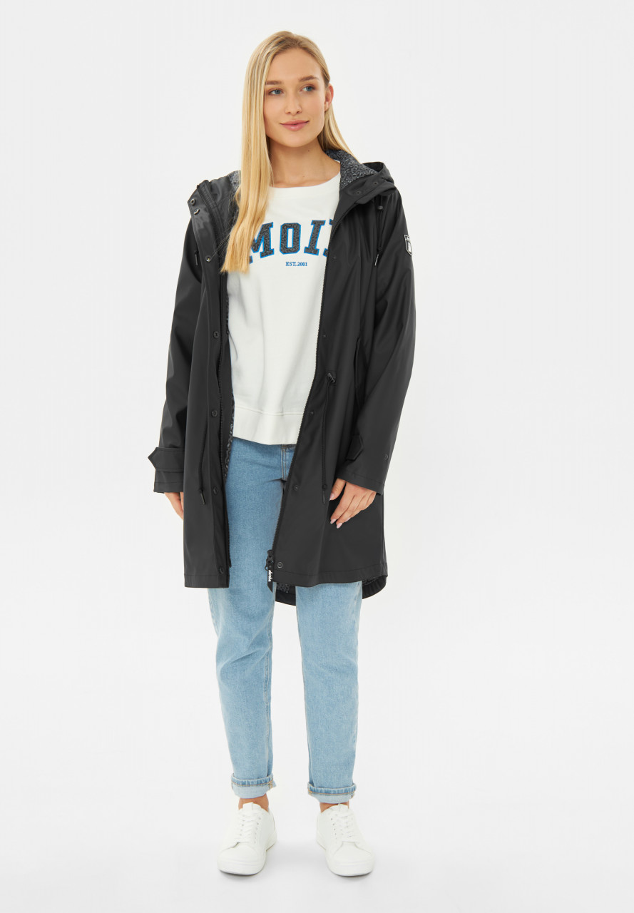 Derbe Regenjacke Traveby Friese Leo Damen Regenjacke Schwarz