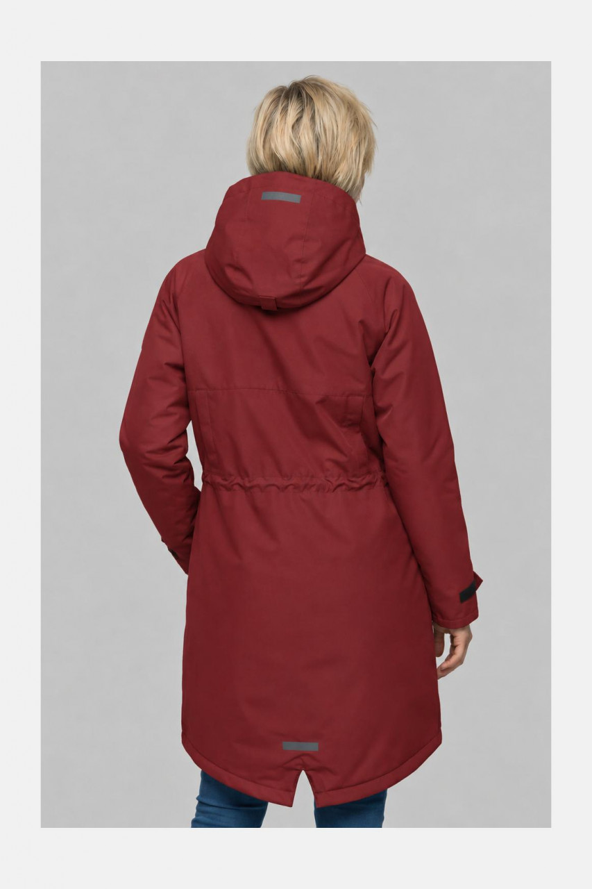 Derbe Winter Regenjacke Phoebholm Dog Damen Rot Hundejacke