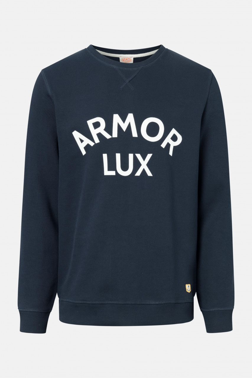 Armor Lux Herren Pullover Marine Deep Dunkelblau GOTS