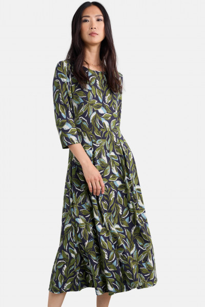 Seasalt Kleid Wild Bouquet Damen Blau Blätter Floral