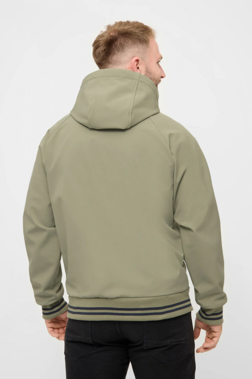 Derbe Übergangsjacke Helgoby Herren Hellgrün Oliv Softshell