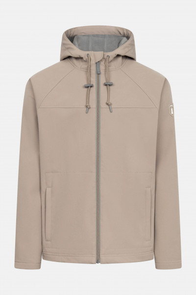Derbe Übergangsjacke Isleby Herren Beige Grau Softshell