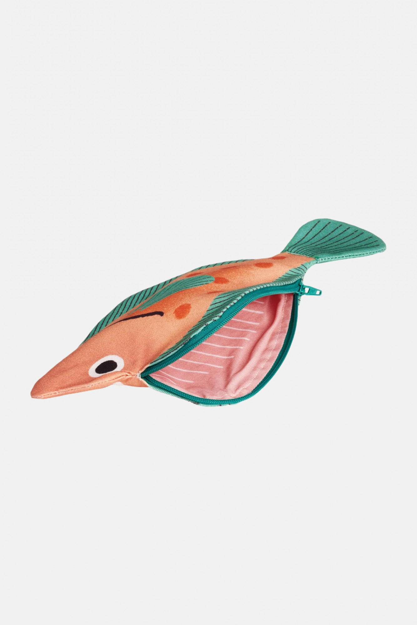 Don Fisher Tasche Rotbarsch Rosa Gold Fisch Geldbörse