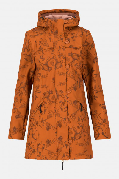 Blutsgeschwister Softshell Jacke Wild Weather Long Whimsical Wisdom Braun Blutsgeschwister Softshell Jacke Wild Weather Long Whimsical Wisdom Braun