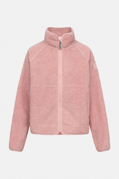 Derbe Damen Fleecejacke Kuschelby Rosa Teddy