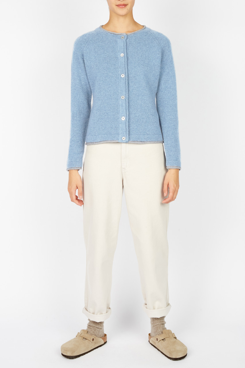 IrelandsEye Strickjacke Killiney Damen Hellblau Pale Blue