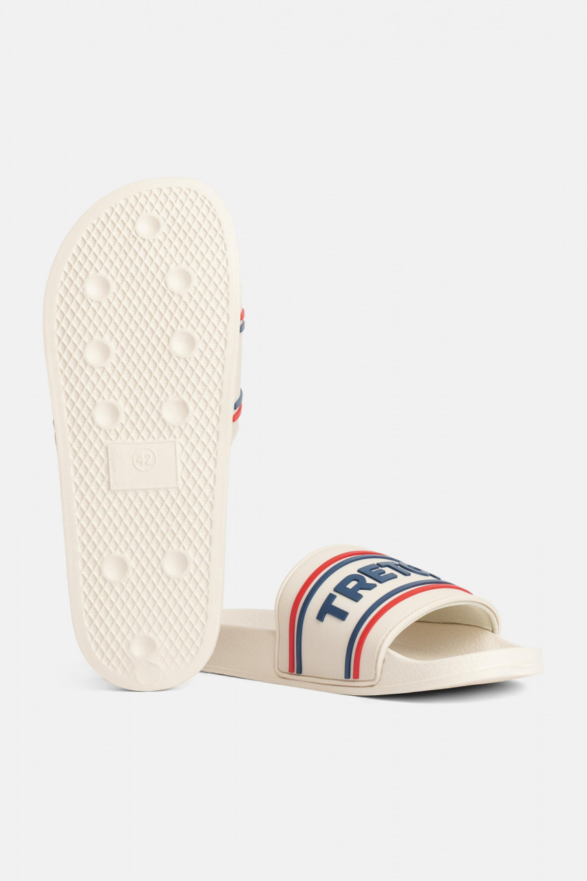 Tretorn Badelatschen T-Slipper Weiß Rot Blau Schlappen