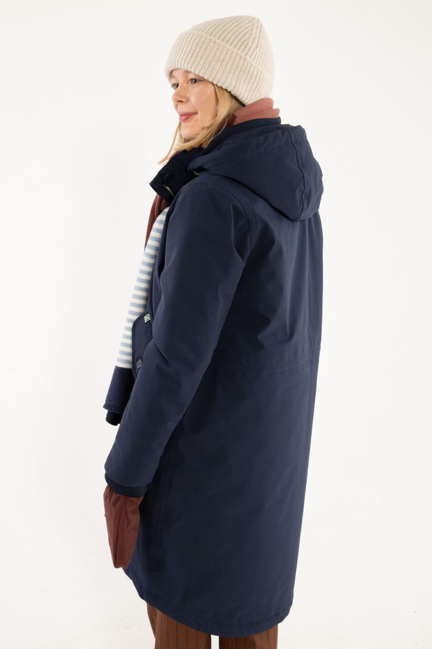 Danefae Wintermantel Danethy Damen Dunkelblau Parka