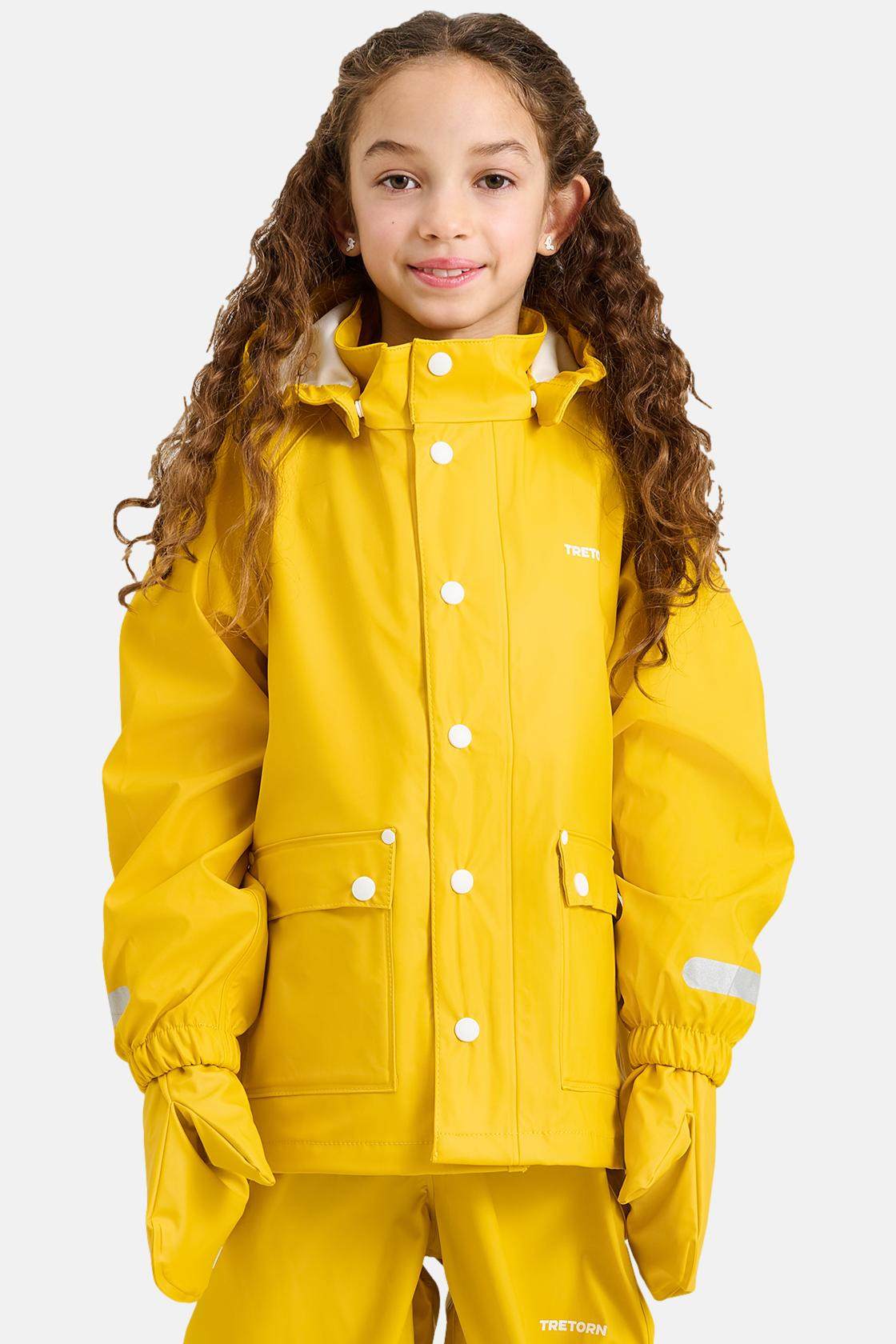 Tretorn Kinder Regenjacke Kids Wings Friesennerz Spectra Yellow Gelb