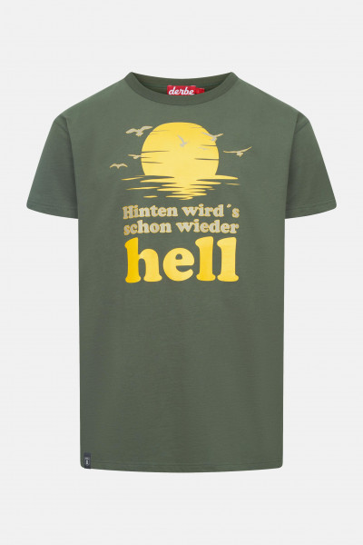 Derbe T-Shirt Hell Herren Oliv Grün GOTS Organic Derbe T-Shirt Hell Herren Oliv Grün GOTS Organic