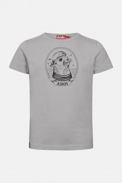 Derbe Matrosenrobbe Kinder T-Shirt Grau Derbe Matrosenrobbe Kinder T-Shirt Grau