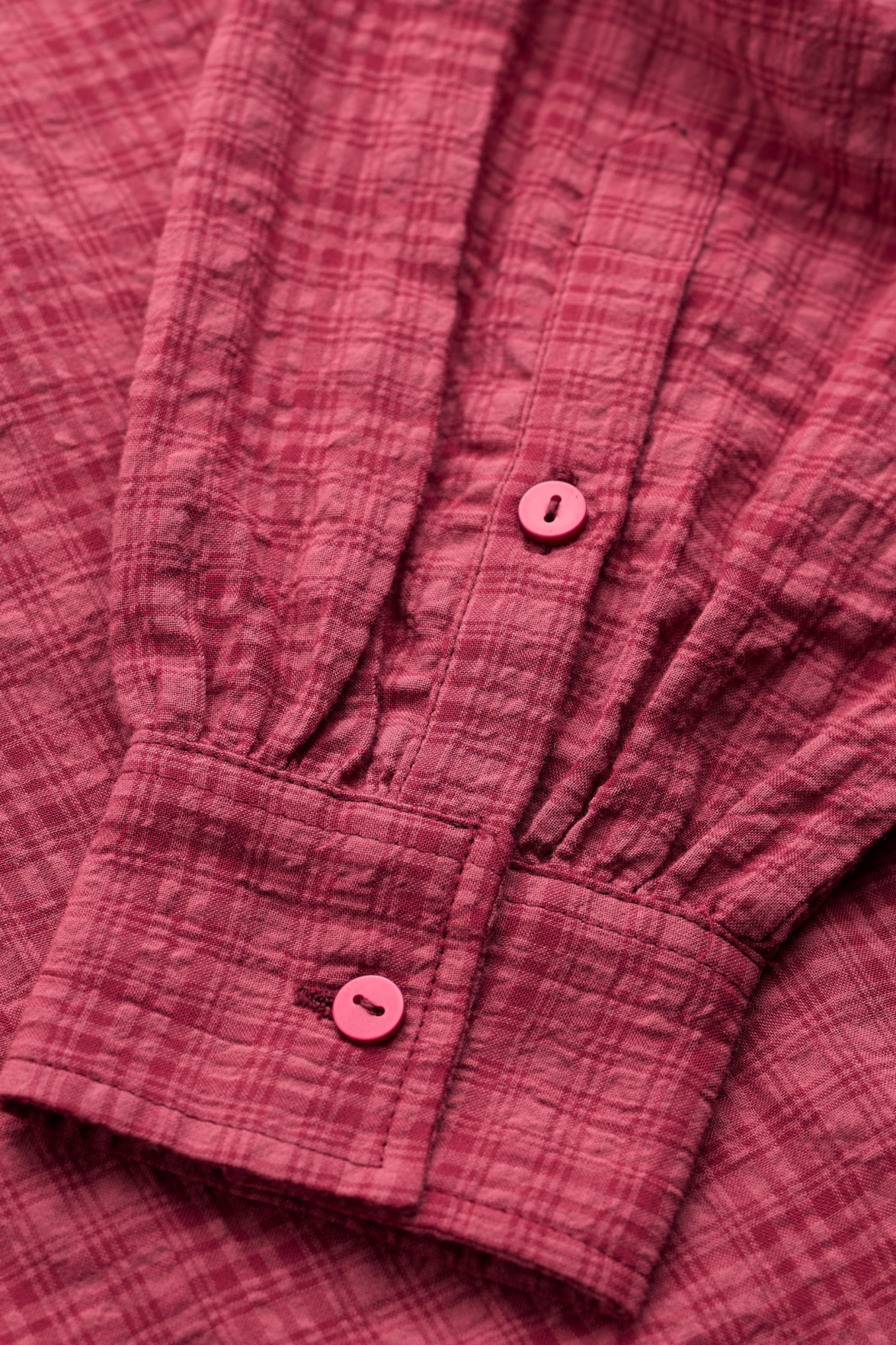 Seasalt Bluse Isla Shirt Damen Rosa Rot Karo Hemd