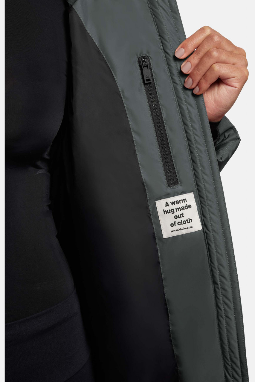Khujo Jilias 4 Damen Winterjacke Blau-Grau