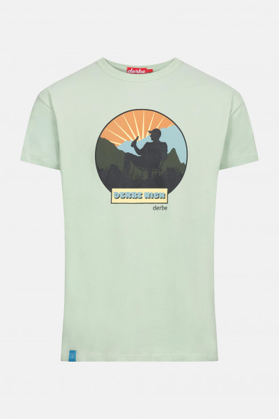 Derbe High Herren Shirt Slit Green Hellgrün Panorama Derbe High Herren Shirt Slit Green Hellgrün Panorama