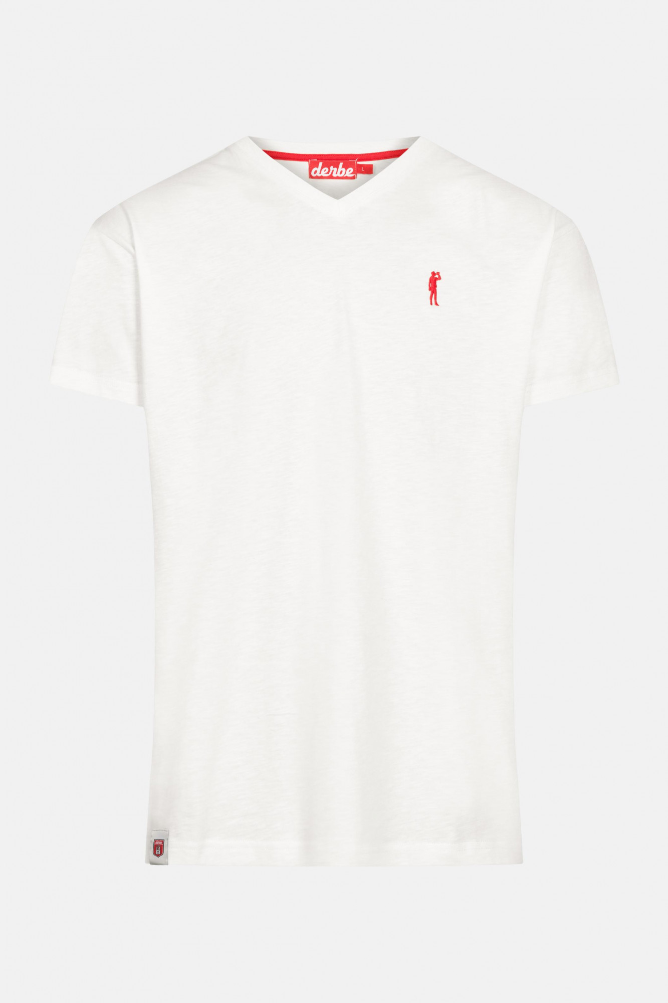 T-Shirt Basic Kippes Beige für Herren von derbe
