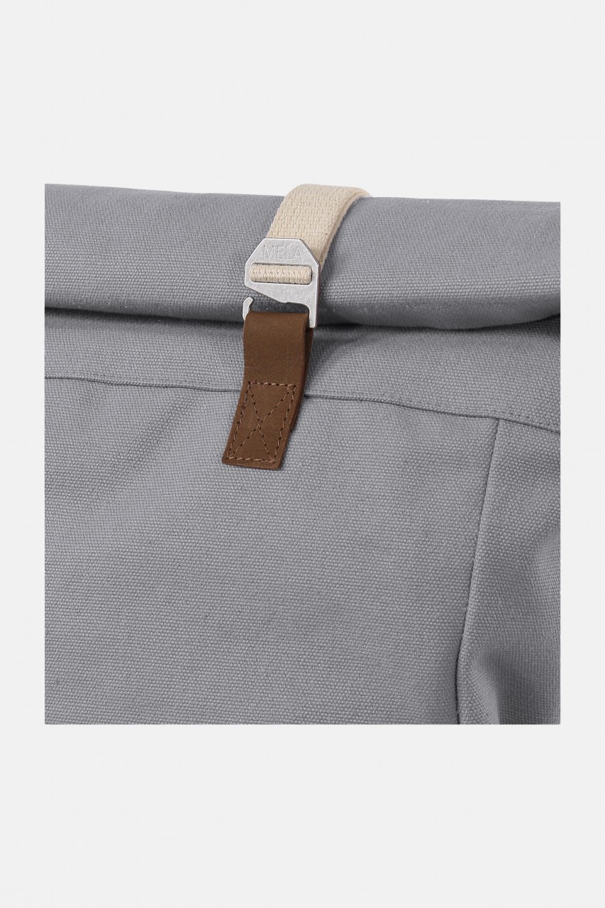 MELA Rucksack Ansvar I Grau Baumwolle Fairtrade Bio