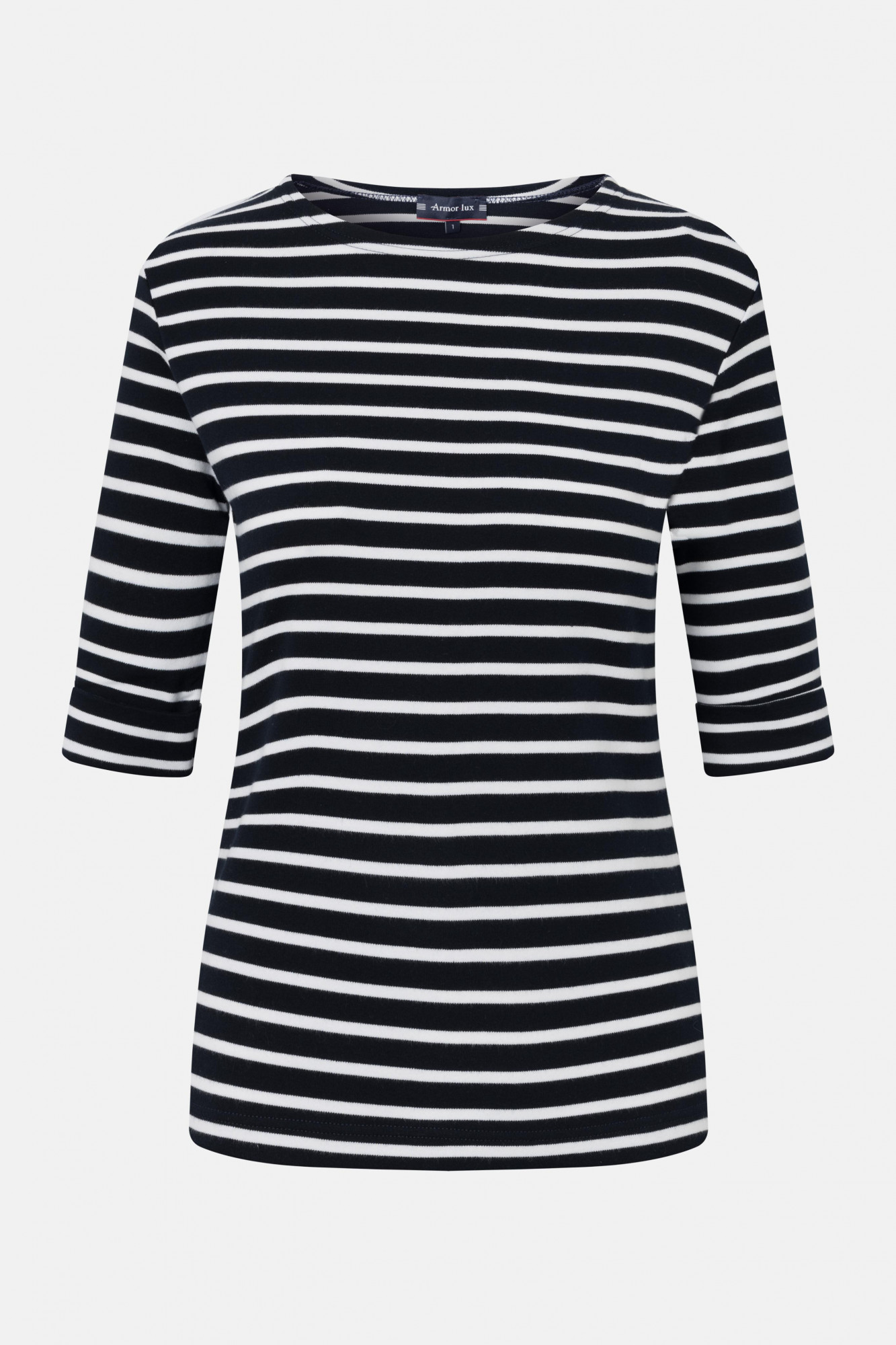 Armor Lux 3/4-Arm Streifenshirt marine-weiß Damen