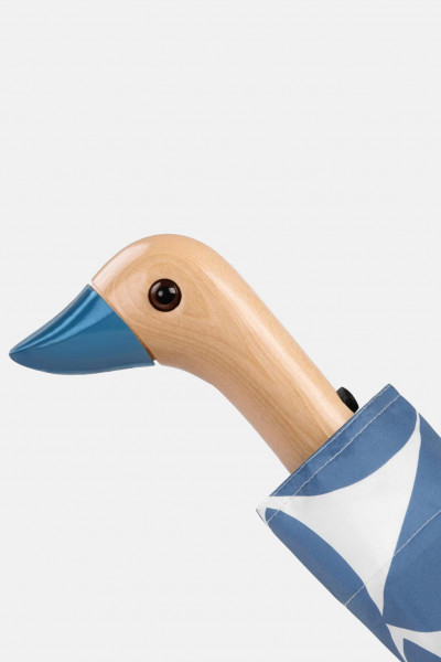 Original Duckhead Regenschirm Jeans Blau Grafisch