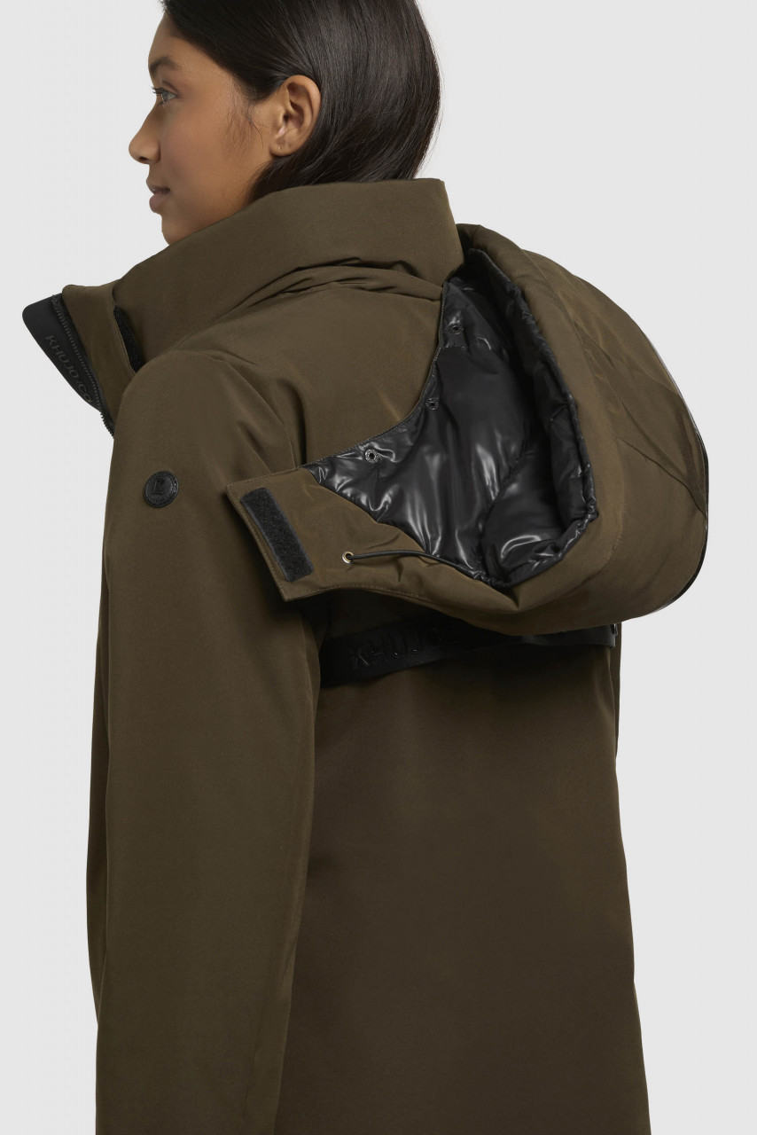 Khujo Lofi 2 Damen Wintermantel Grün