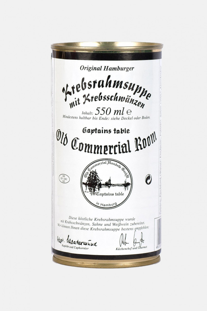 Krebsrahmsuppe mit Krebsschwänzen, 550 ml