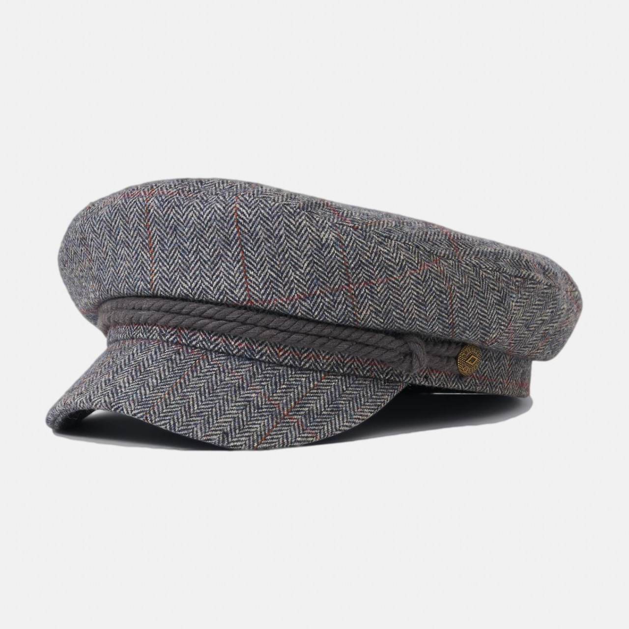 Brixton Fiddler Cap Elbsegler Joe Blue Dove Grau Blau