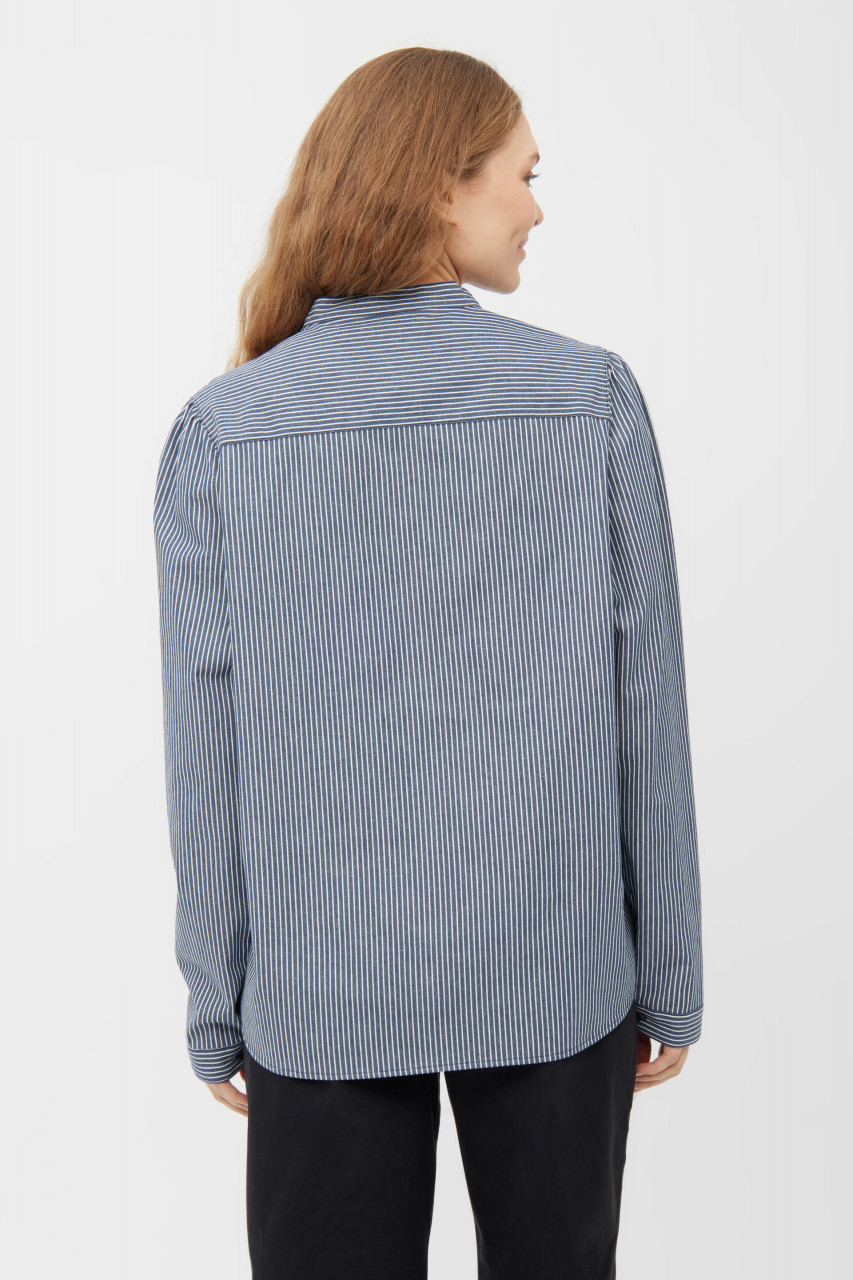 Derbe Fishers Bluse Damen Weiß Blau