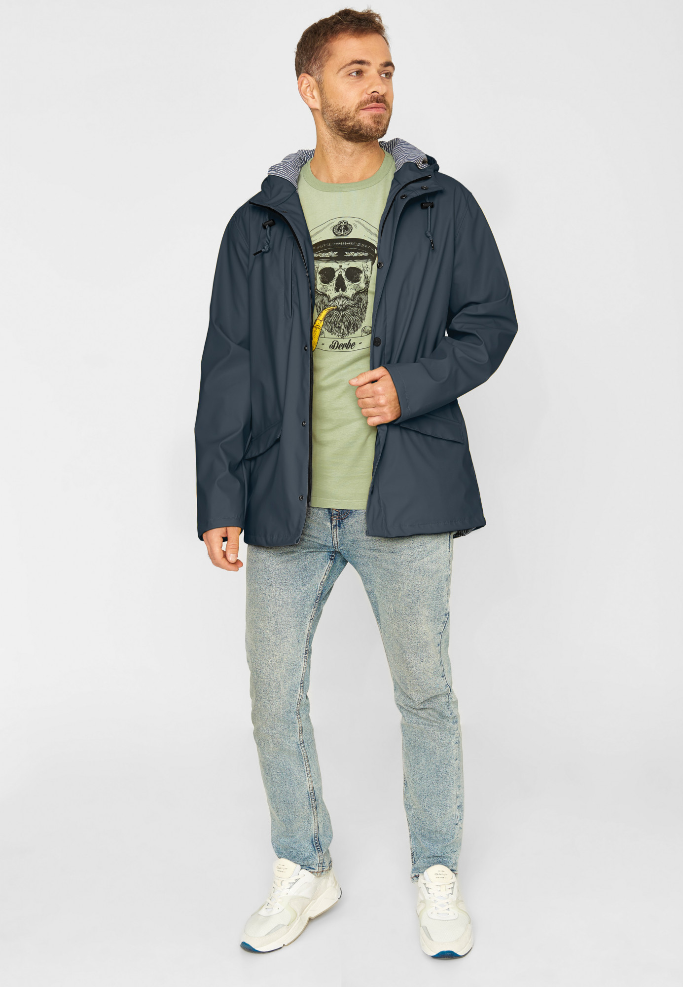Regenjacke  - Männliches Model