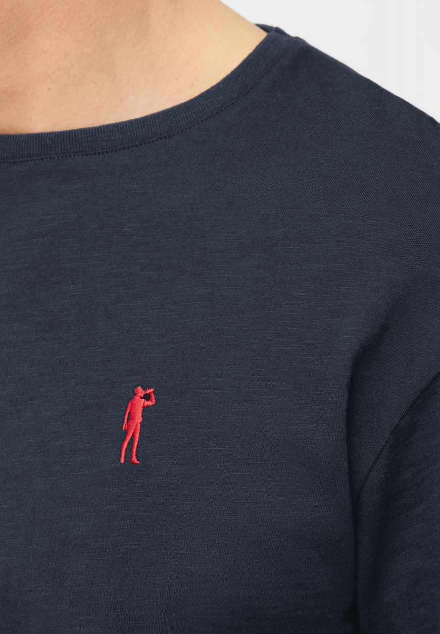 Detailbild von Langarmshirt Kippes Dunkelblau für Herren von derbe