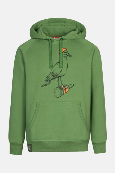 Derbe Sturmmöwe Herren Hoodie Cactus Grün Mono Nachhaltig