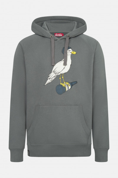 Derbe Hoodie Sturmmöwe Herren Grau Pullover