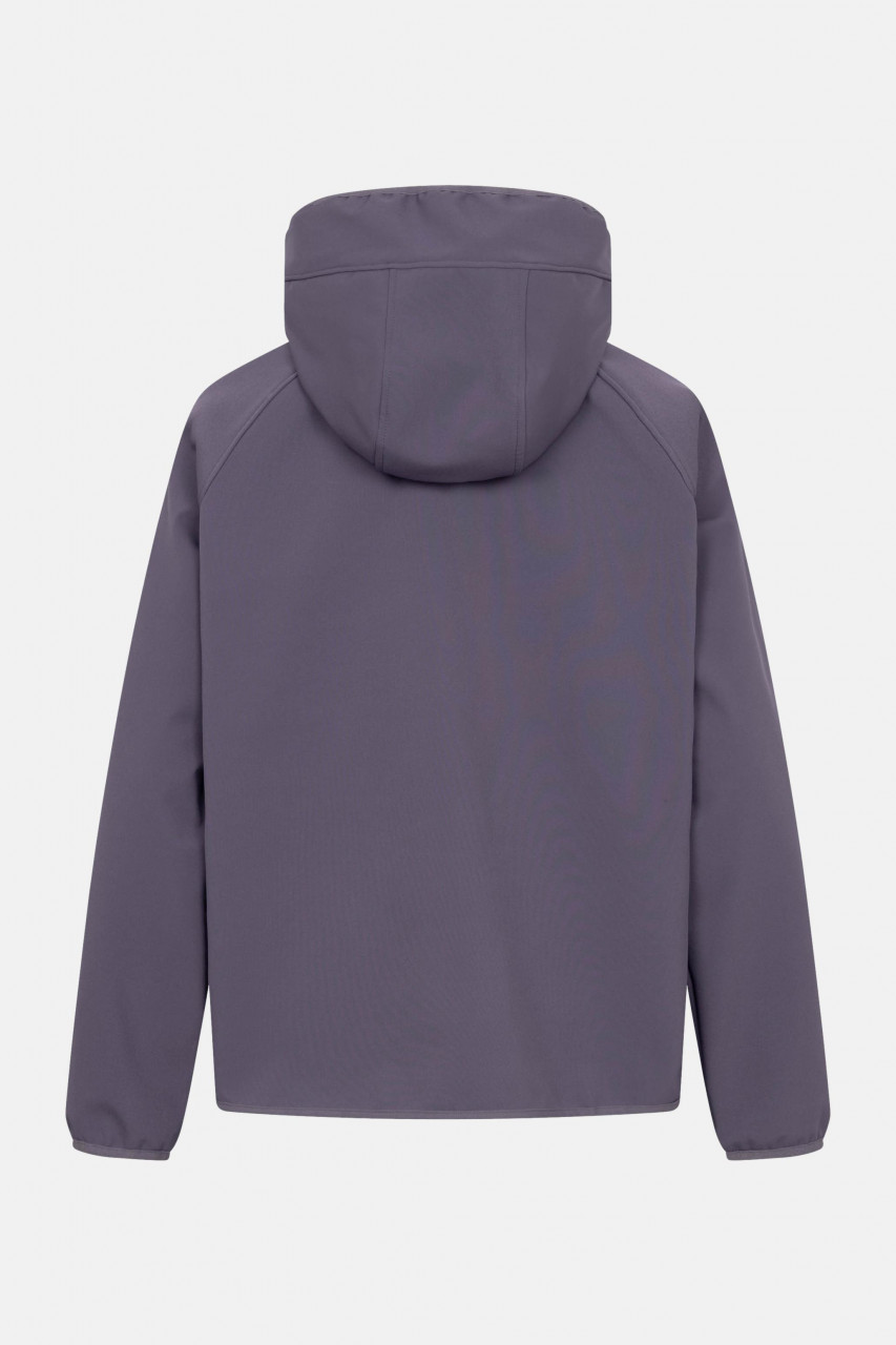 Derbe Softshelljacke Kurz Peutby Damen Lila Grau