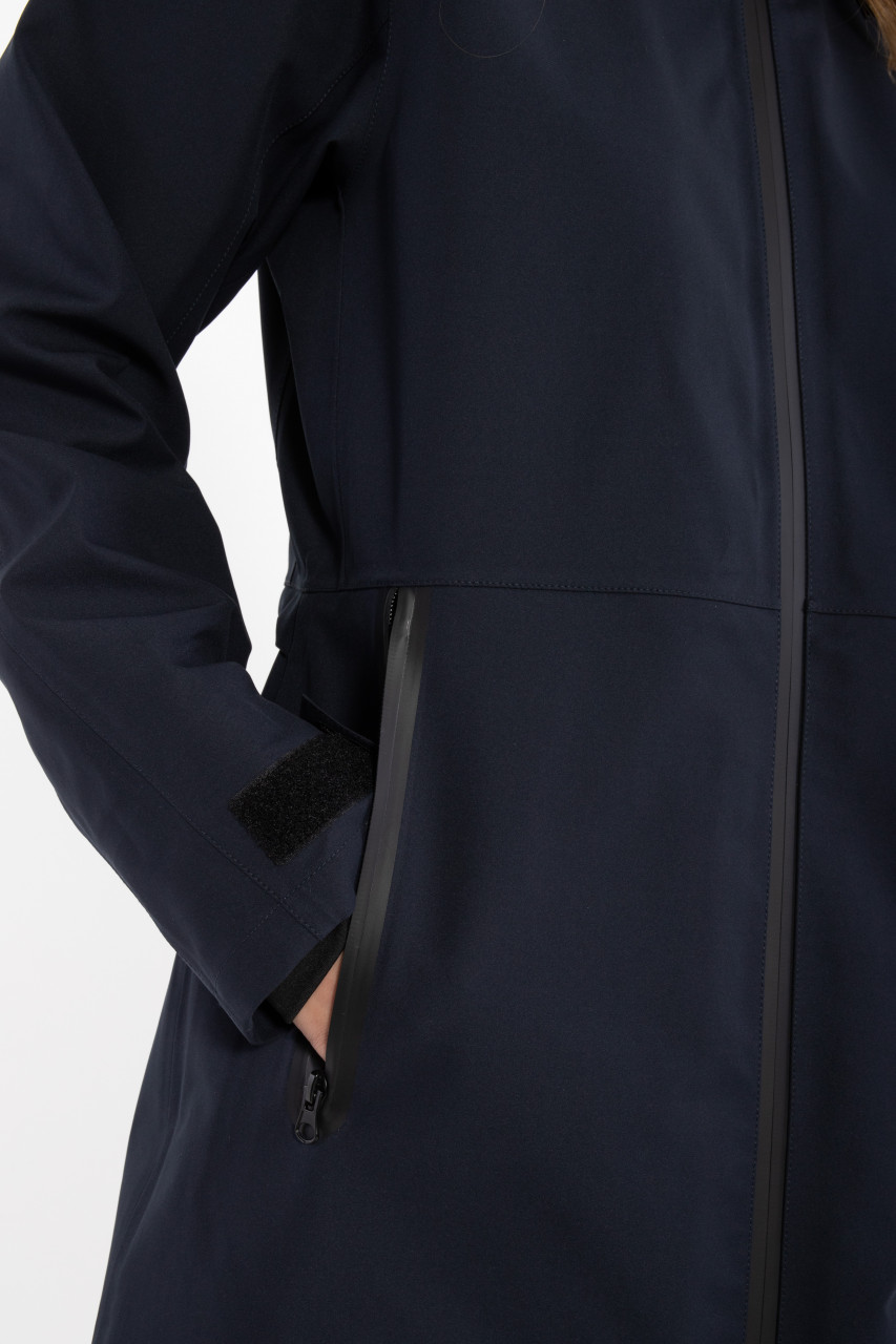 Danefae Danedogwalker Damen Regenmantel Schwarz Black