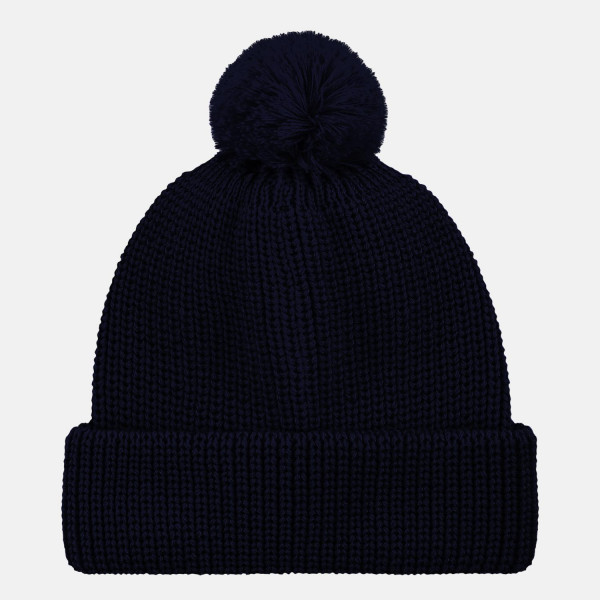 Pudelmütze Wolle Blau für Unisex von Hanseheld