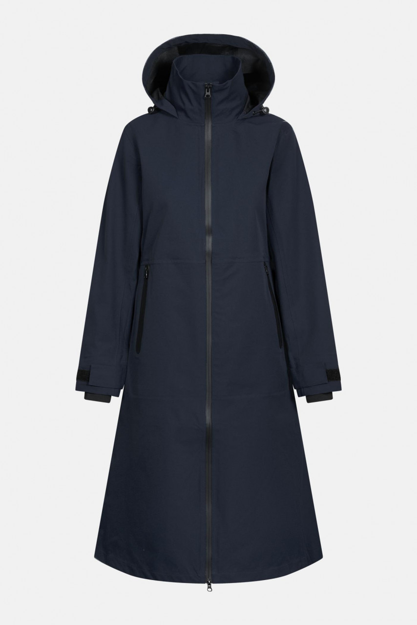 Danefae Danedogwalker Damen Regenmantel Schwarz Black