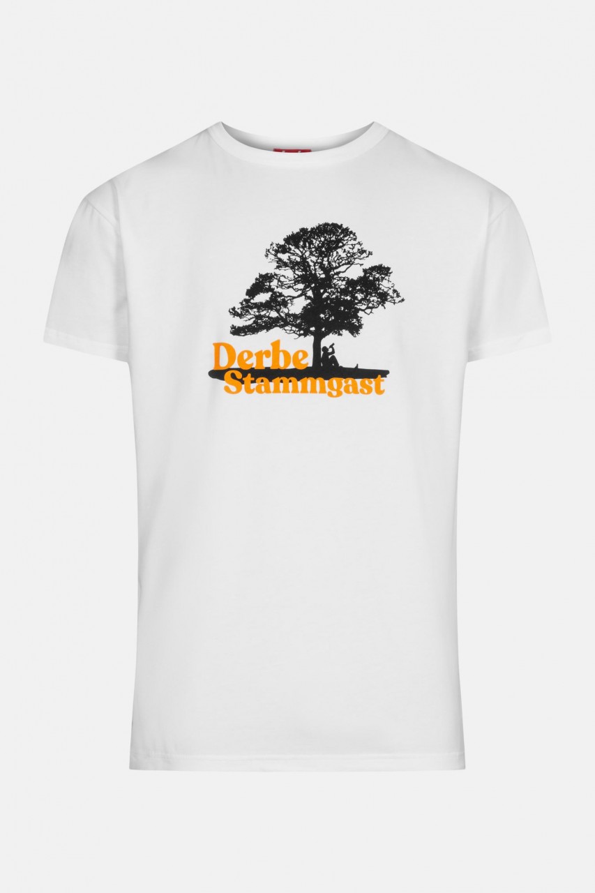 Derbe Stammgast Herren T-Shirt Weiß
