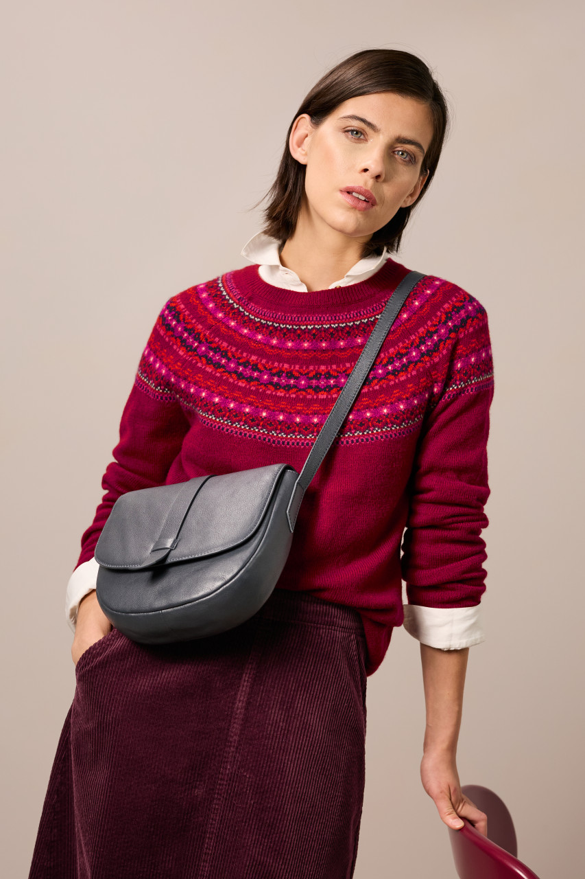 Seasalt Cornwall Pullover Seas Edge Damen Rot Blau Fairisle