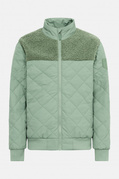 Derbe Steppjacke Quiltholm Herren Grün Gefüttert
