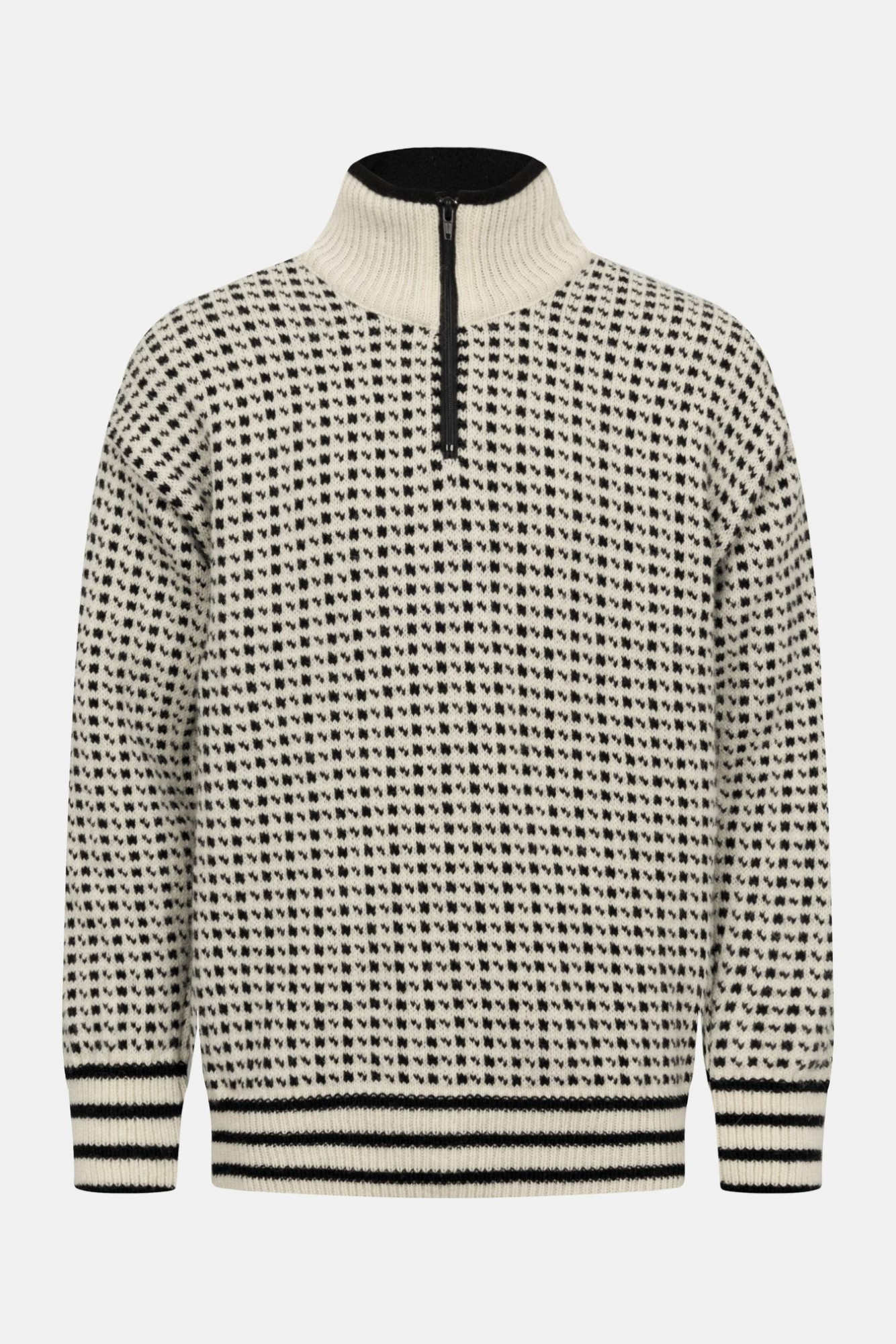 Bratens Isländer Troyer Norweger Weiß Pullover Islandpullover