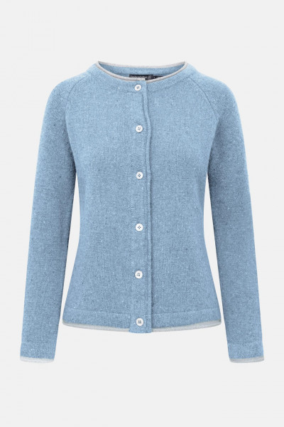 IrelandsEye Strickjacke Killiney Damen Hellblau Pale Blue