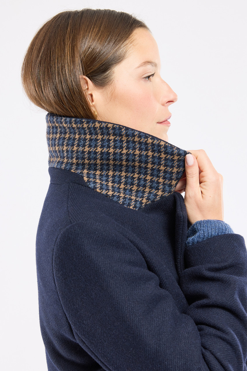 Armor Lux Caban Long Damen Blau Mantel