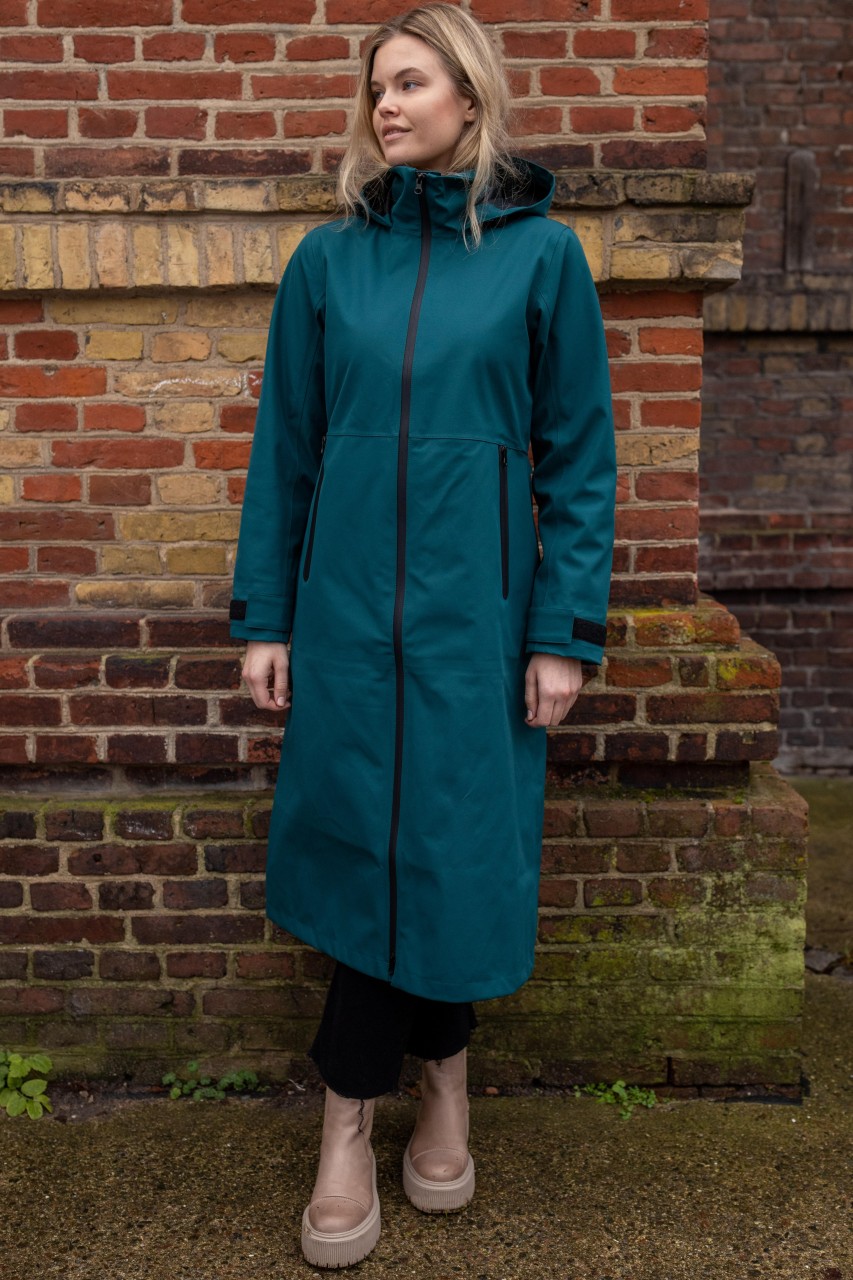 Danefae Regenmantel Danedogwalker Damen Türkis