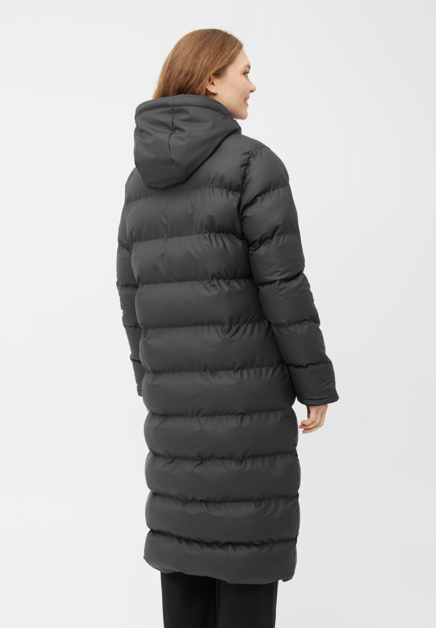 Derbe Wintermantel Interholm Damen Schwarz Puffer