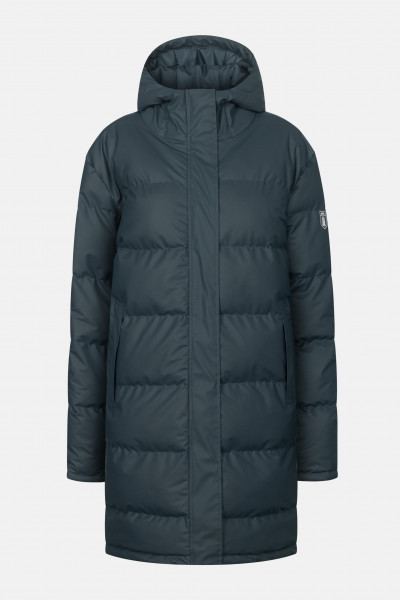 Derbe Puffholm Damen Wintermantel Navy Dunkelblau Steppmantel Derbe Puffholm Damen Wintermantel Navy Dunkelblau Steppmantel