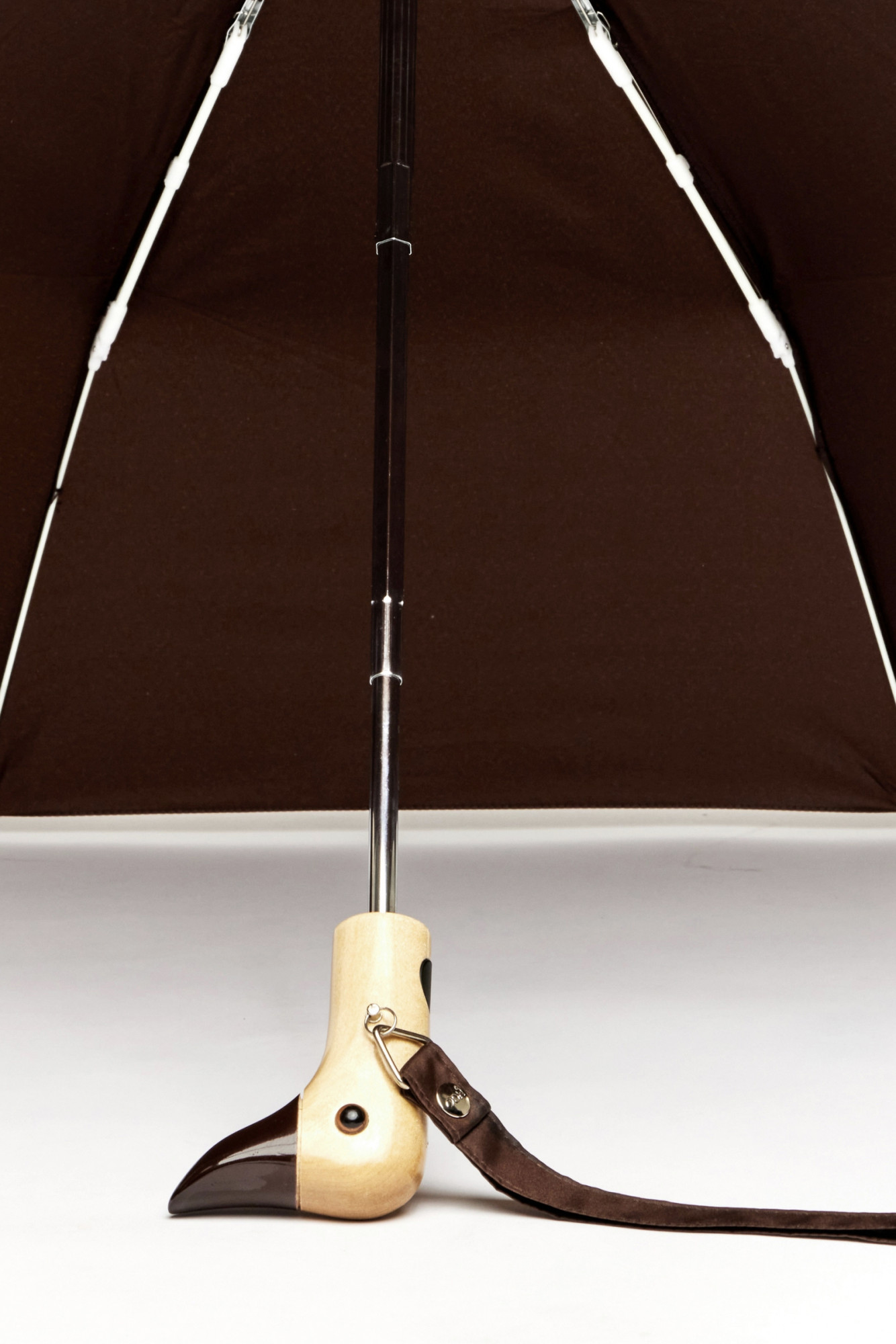 Original Duckhead Regenschirm Espresso Braun