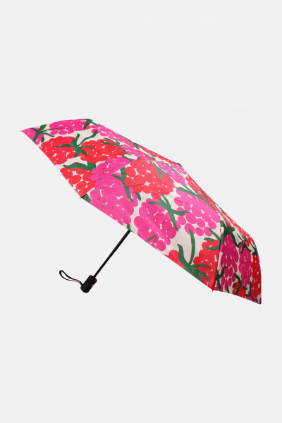 Danefae Regenschirm Danumbrella Rot Pink Beeren Floral