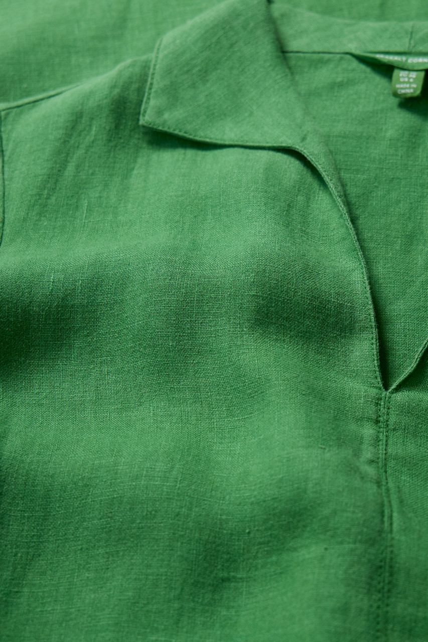 Seasalt Kleid Fen Violet Damen Grün Leinen Fischer