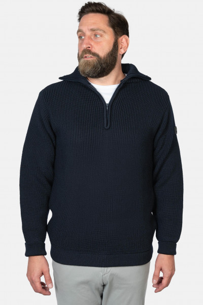 Troyer Hanseheld Merino Blau GOTS