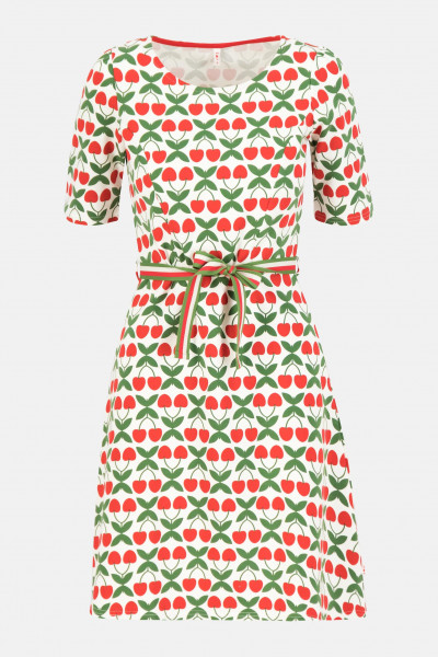 Blutsgeschwister Cosy Darling Damen Kleid Cheeky Cherry Kirschen Baumwolle Nachhaltig